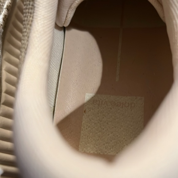 Dolce Vita Gold and White Platform Sneakers NEW Sz 8 - Picture 9 of 10